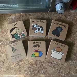 Set of 6 Baby Learning Books